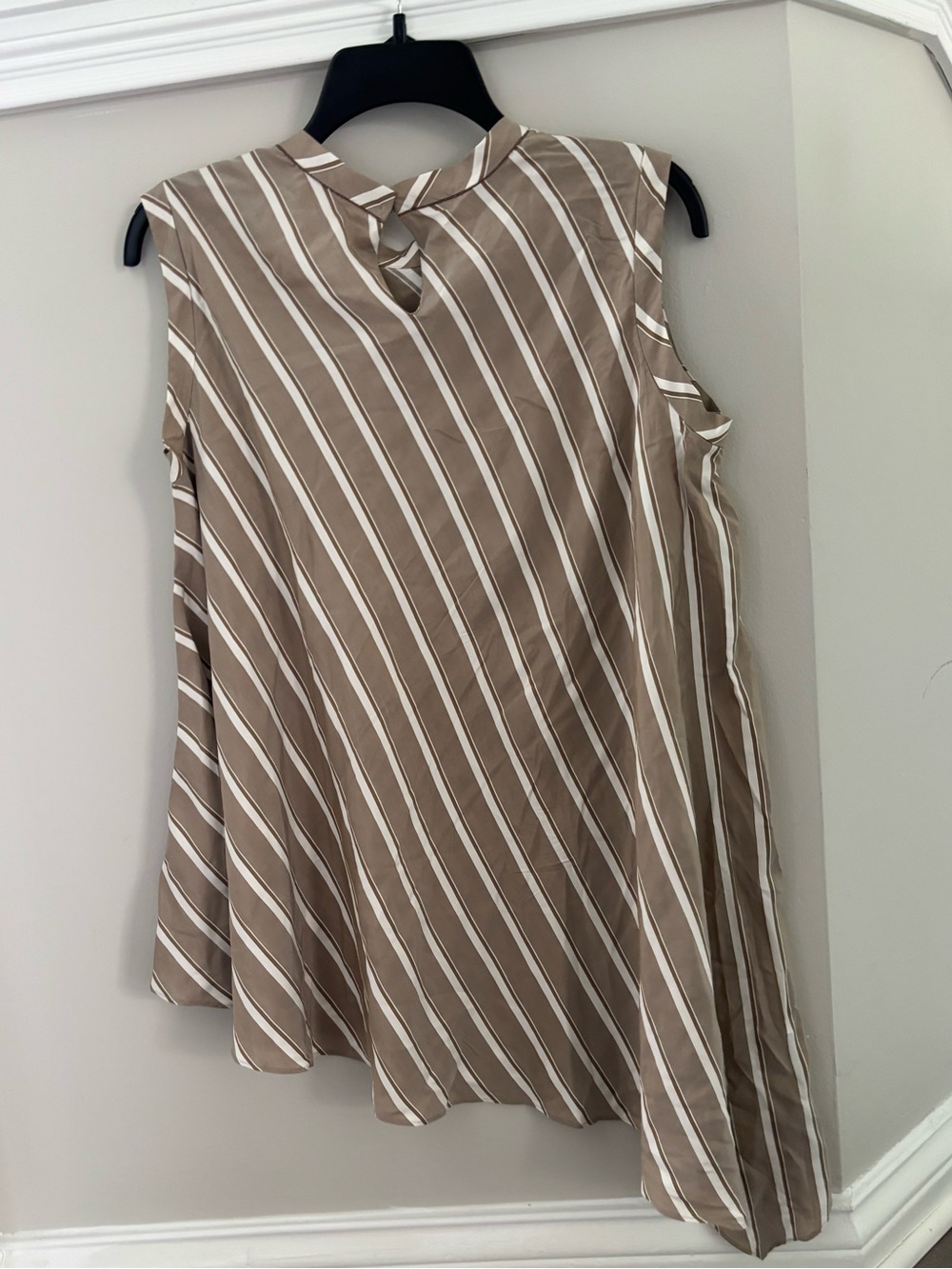 Brunello Cucinelli silk top M striped